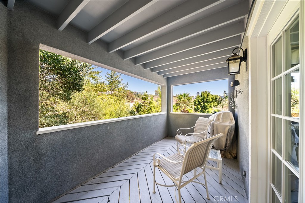 Deck off the bedroom - 2210 Bridge, Laguna Beach CA 92651 - photo 28