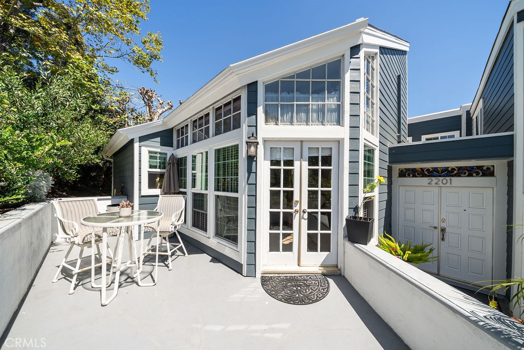 Primary bedroom suite deck - 2210 Bridge, Laguna Beach CA 92651 - photo 38