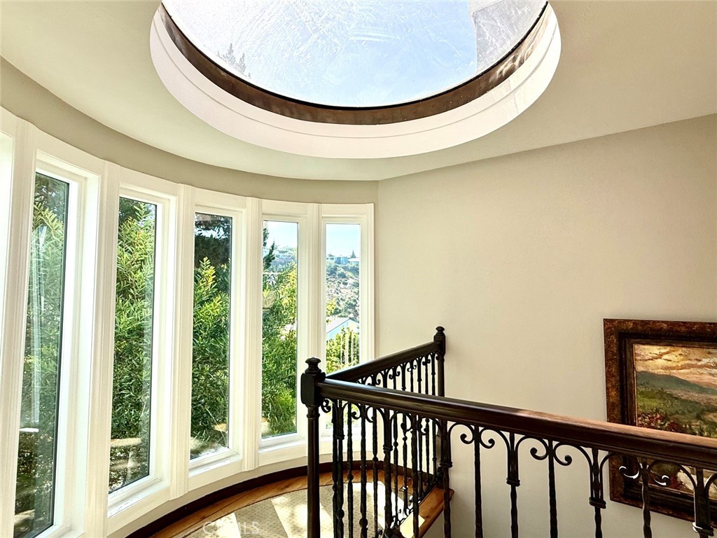 Staircase to main level - 2210 Bridge, Laguna Beach CA 92651 - photo 18