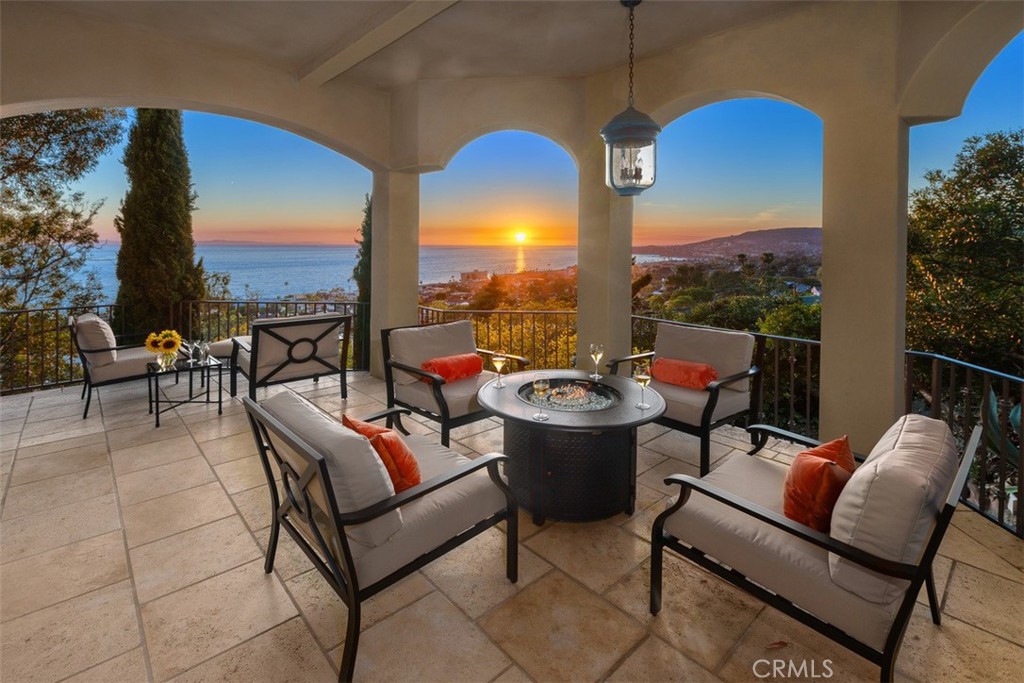 Terrace of the living room - 2299 Crestview Place, Laguna Beach CA 92651 - photo 1