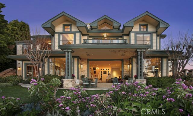 Rear elevation depicting the symmetry of the design. - 2361 Crestview Drive, Laguna Beach CA 92651 - photo 1