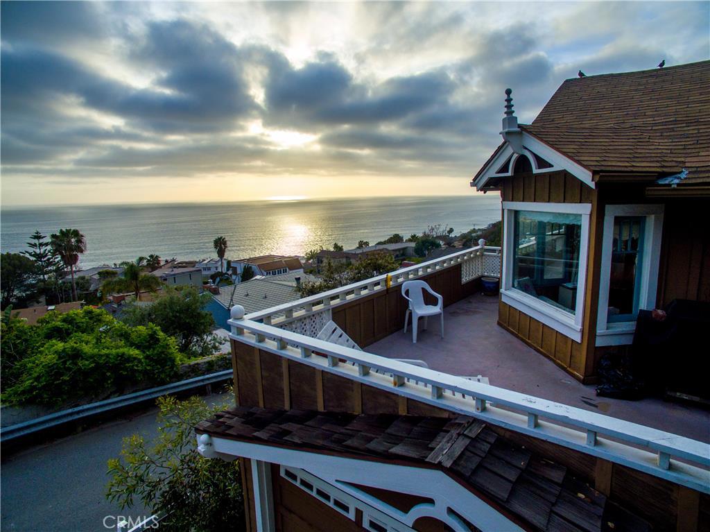 Front Patio with unobstructed panoramic views of Laguna Beach & Catalina - 2688 Glenneyre Street, Laguna Beach CA 92651 - photo 1