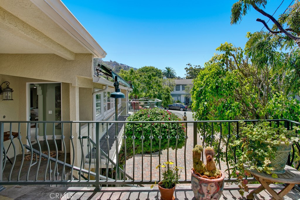Deck off Primary bedroom - 274 3 Diamond Street, Laguna Beach CA 92651 - photo 6