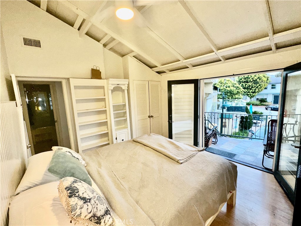 Master bedroom looking over private deck - 274 3 Diamond Street, Laguna Beach CA 92651 - photo 7