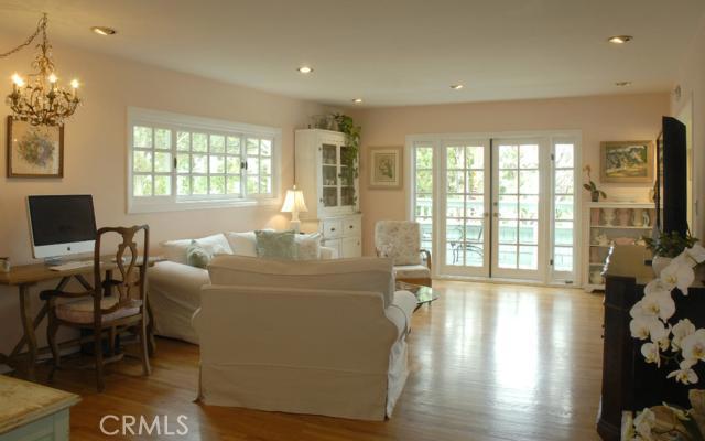 Living room looks out to deck and the view. - 2844 Chateau Way, Laguna Beach CA 92651 - photo 1