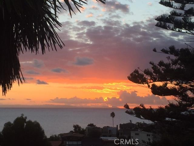 Sunset View from Bedroom - 2873 Terry Road, Laguna Beach CA 92651 - photo 1