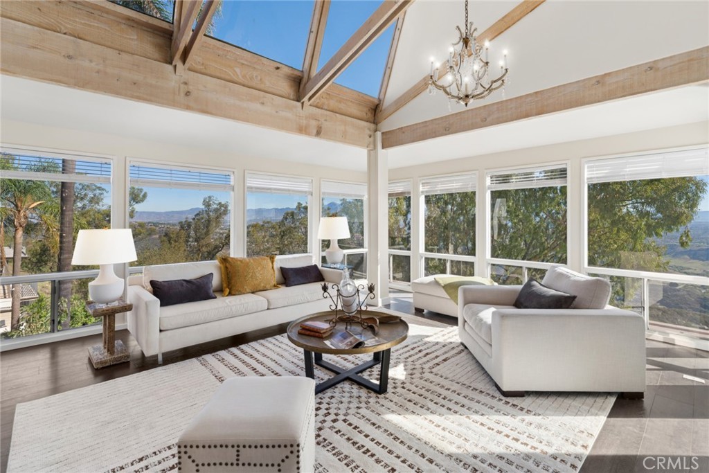 Main level living with incredible natural light. - 28752 Top of the World Drive, Laguna Beach CA 92651 - photo 2