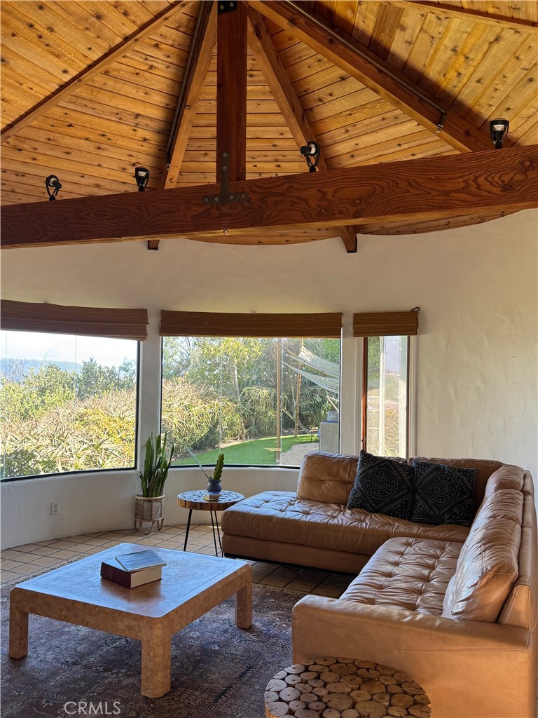 Living room on main level - 28912 Top Of The World Drive, Laguna Beach CA 92651 - photo 3