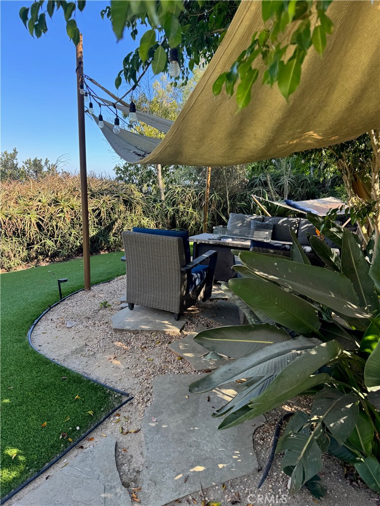 Outdoor area off of main living room - 28912 Top Of The World Drive, Laguna Beach CA 92651 - photo 9