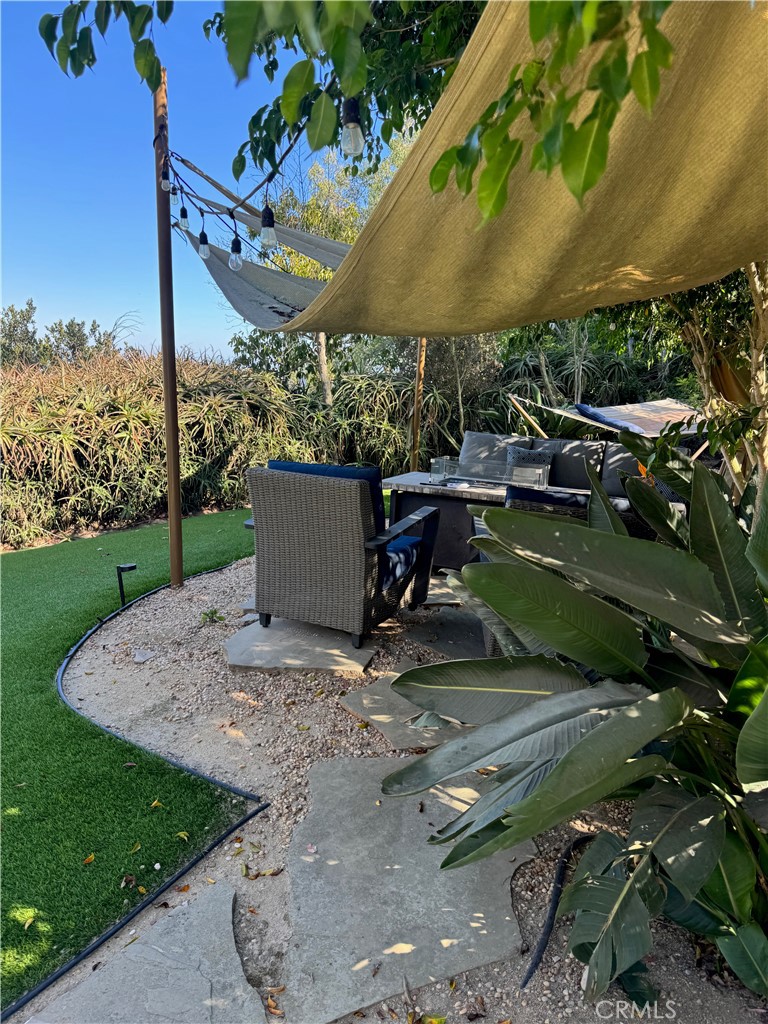 Outdoor area off of main living room - 28912 Top Of The World Drive, Laguna Beach CA 92651 - photo 8