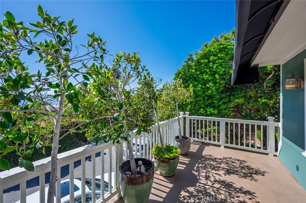 Deck off the primary suite. - 2896 Terry Rd, Laguna Beach CA 92651 - photo 33