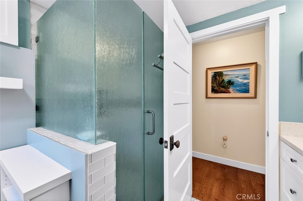 Second bathroom downstairs. - 2896 Terry Rd, Laguna Beach CA 92651 - photo 45