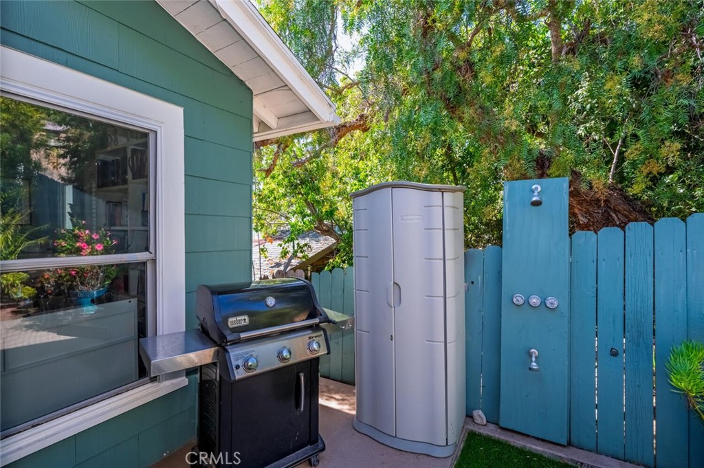 Outdoor shower in the back yard. - 2896 Terry Rd, Laguna Beach CA 92651 - photo 56