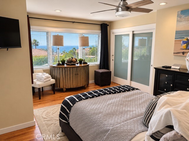 The primary bedroom, also with ocean view. - 2948 S Coast Highway, Laguna Beach CA 92651 - photo 16