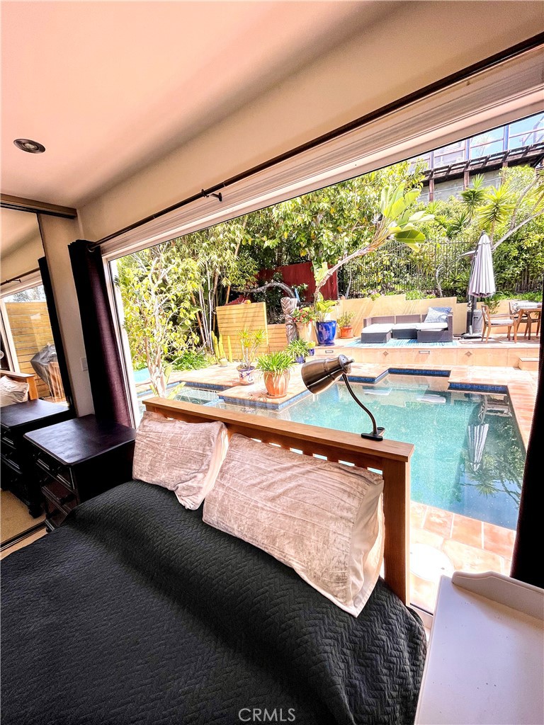 Guest room #2 with pool view - 30722 Marilyn Drive, Laguna Beach CA 92651 - photo 19