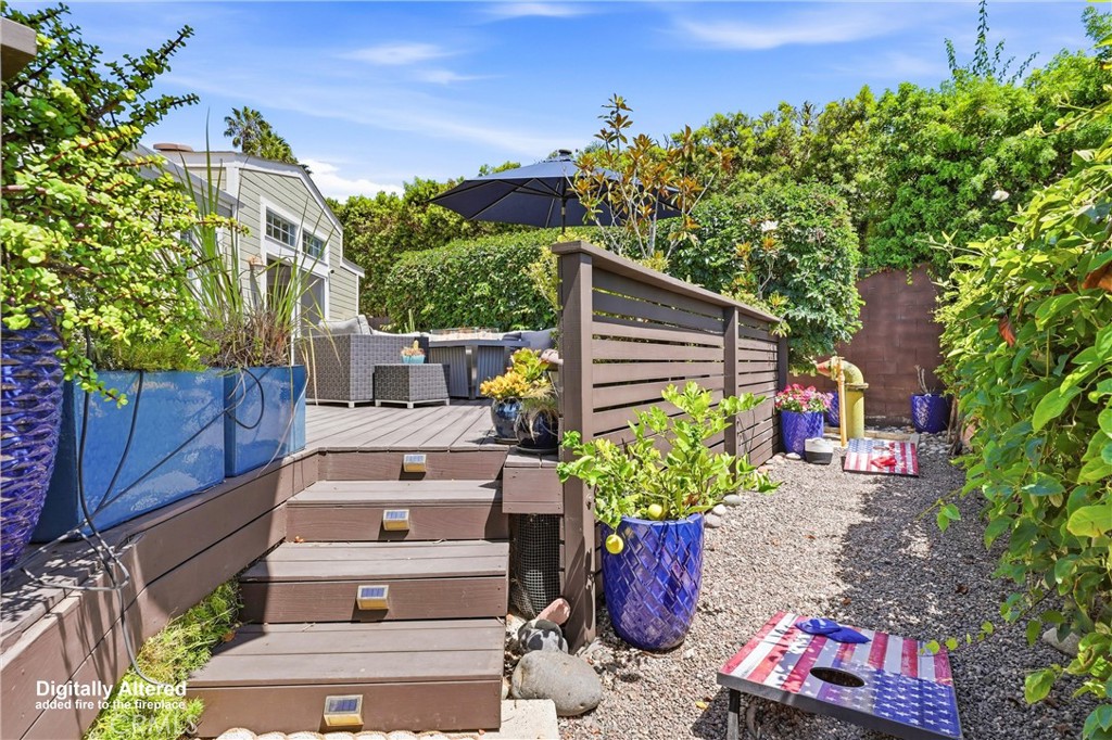 Wrap around yard area - 30802 Coast Highway D21, Laguna Beach CA 92651 - photo 35
