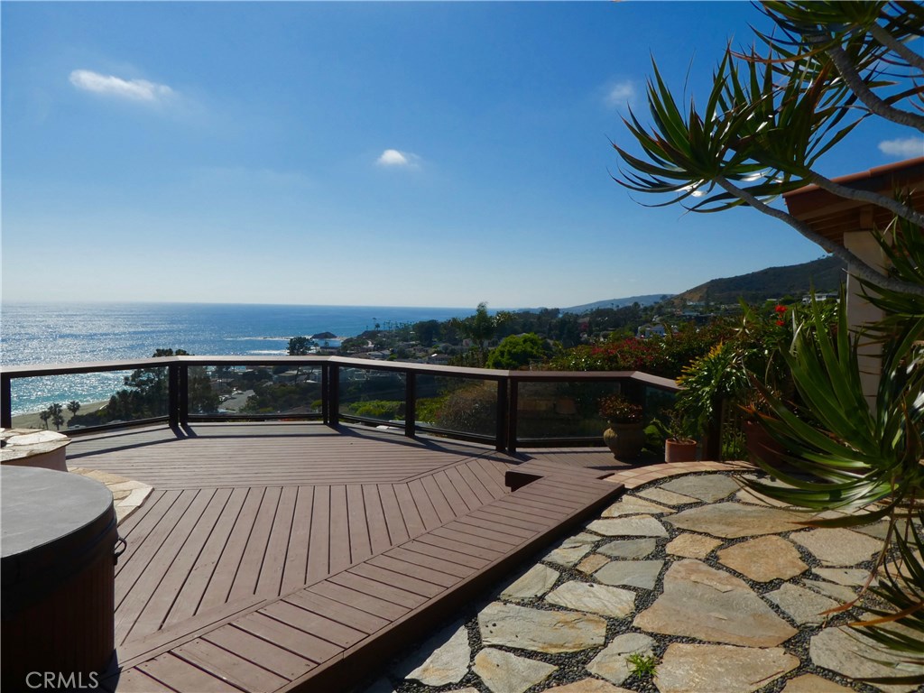 Gorgeous views of the ocean, crashing waves, and Montage resort in the distance - 31122 Brooks Street, Laguna Beach CA 92651 - photo 15