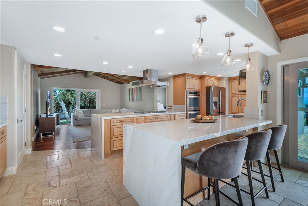 Kitchen and Familyroom - 3138 Bonn Drive, Laguna Beach CA 92651 - photo 1