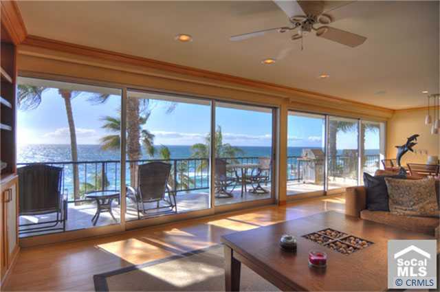 Living Room with large Private Deck with Ocean View - 31423 COAST 24, Laguna Beach CA 92651 - photo 1