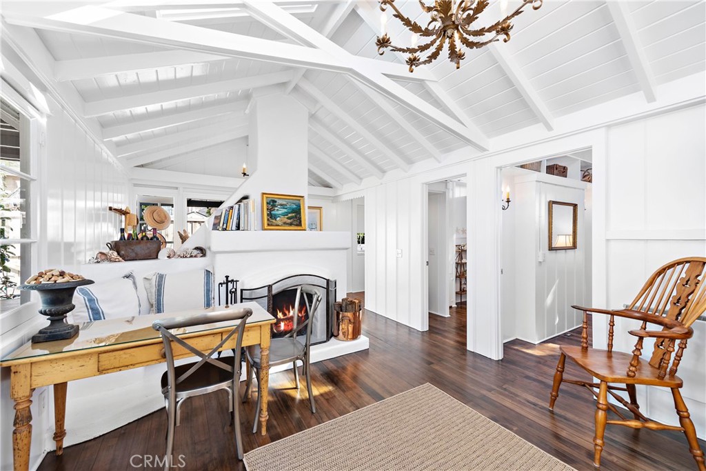 First door to the right is the bedroom, second door is the bathroom and the kitchen is beyond on the right. - 31521 Summit Road, Laguna Beach CA 92651 - photo 12