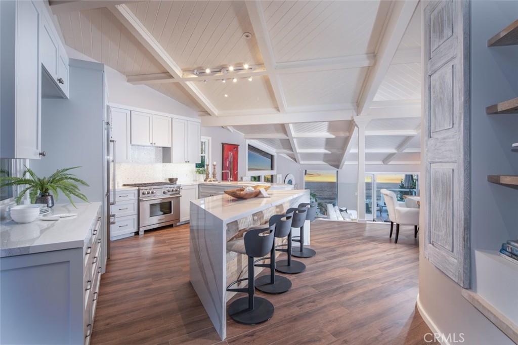 Recently remodeled kitchen with chef grade appliances and finishes. - 31595 Table Rock Drive, Laguna Beach CA 92651 - photo 1