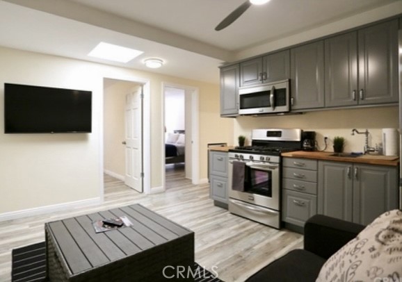 Newer cabinets, counter tops and stainless steel appliances. Open floor plan. - 31674 Coast E, Laguna Beach CA 92651 - photo 1