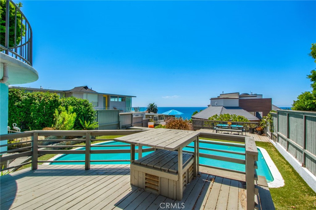 VIEW ON MIDDLE DECK OF POOL AND OCEAN! - 31731 Seacove, Laguna Beach CA 92651 - photo 4