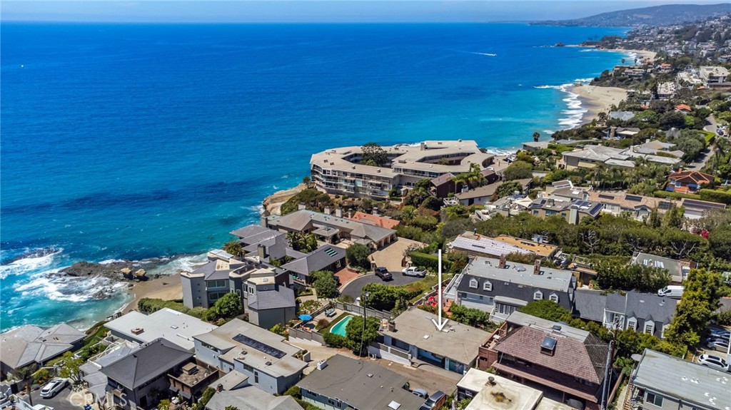 DRONE VIEW OF OCEAN TOWARDS MONTAGE RESORT! - 31731 Seacove, Laguna Beach CA 92651 - photo 7