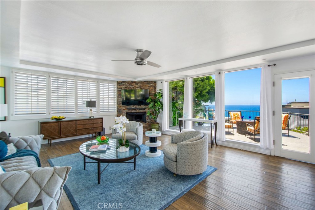 ANOTHER ANGLE OF OCEAN VIEWS FROM LIVING ROOM! - 31731 Seacove, Laguna Beach CA 92651 - photo 16