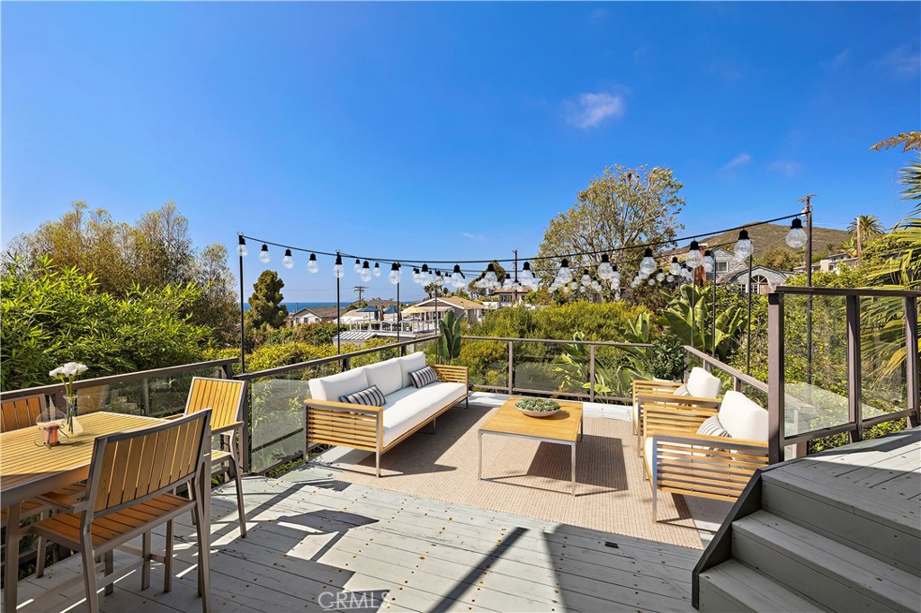 Virtually Staged - Outdoor Deck - 31781 5th, Laguna Beach CA 92651 - photo 5