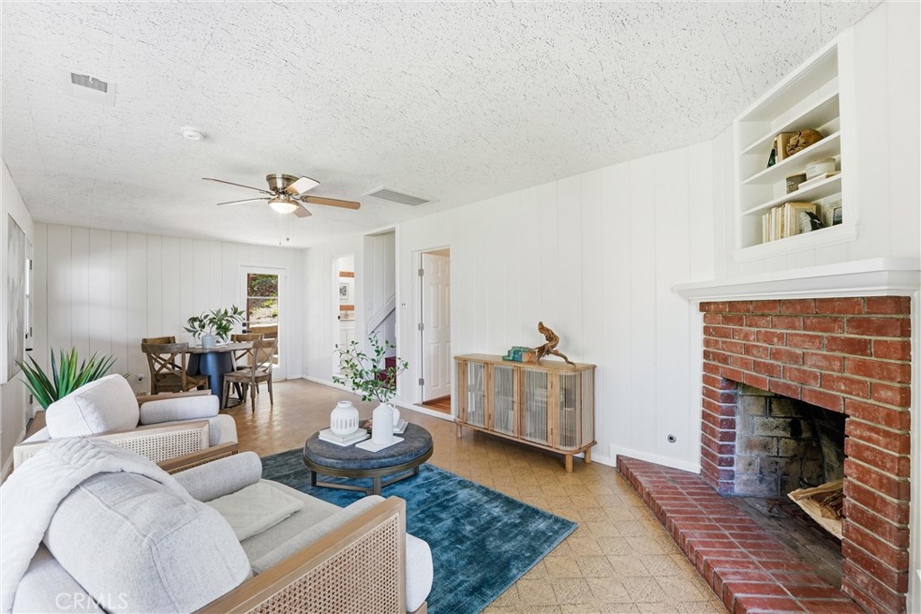 Lower Living areas with stairs to Main floor - 32021 & 32001 sunset Avenue, Laguna Beach CA 92651 - photo 30
