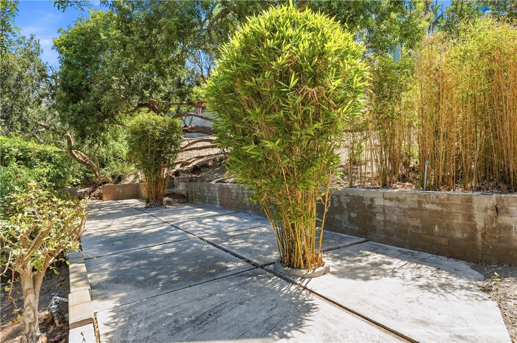 Backyard with Japanese garden, great outdoor barbecue areas - 32021 & 32001 sunset Avenue, Laguna Beach CA 92651 - photo 37