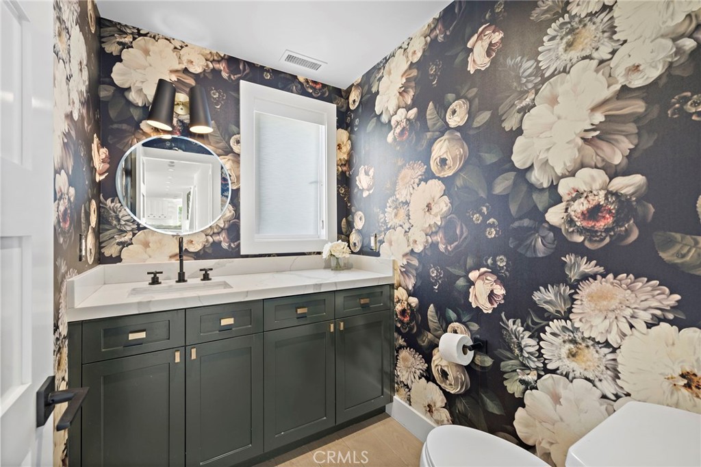 Downstairs powder bathroom - 3203 Tyrol Drive, Laguna Beach CA 92651 - photo 18