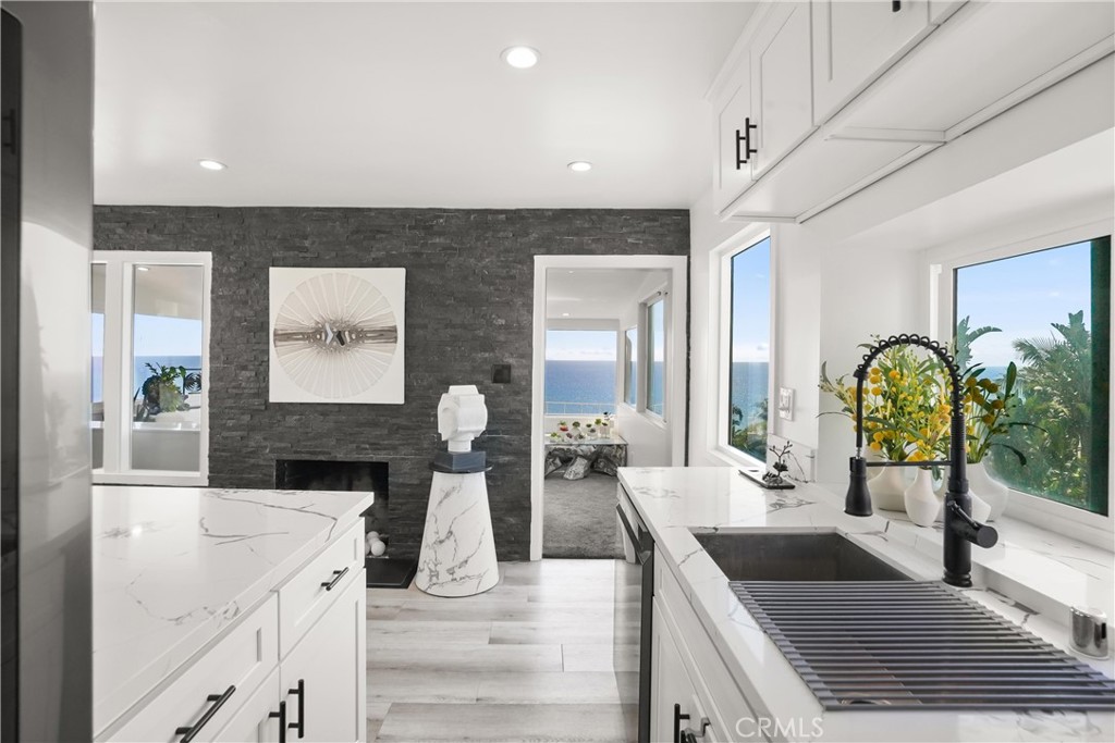 Ocean views from kitchen - 32082 Coast Hwy, Laguna Beach CA 92651 - photo 48