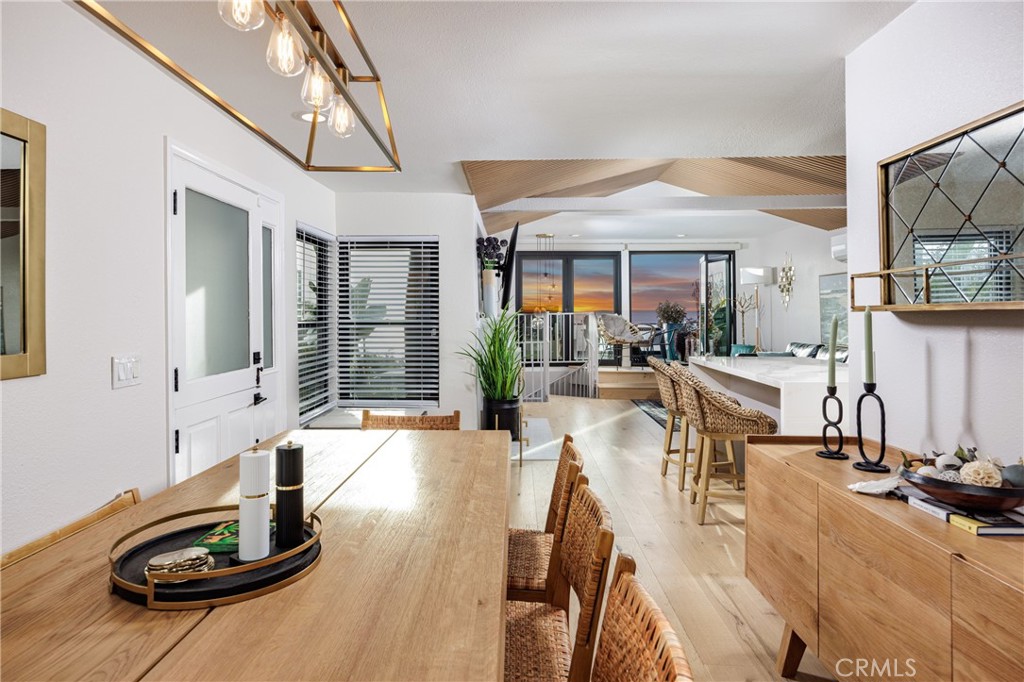 Dining room looking out to ocean view - 32146 Coast Hwy, Laguna Beach CA 92651 - photo 2