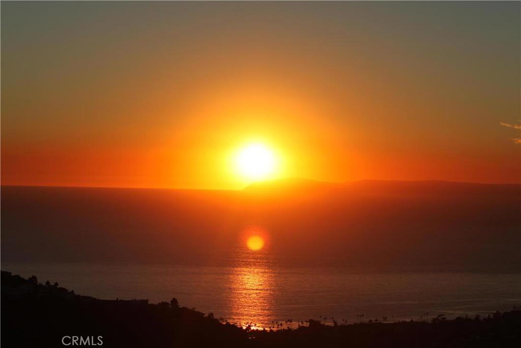 Gorgeous sunset view! - 3251 Rimcrest Circle, Laguna Beach CA 92651 - photo 1