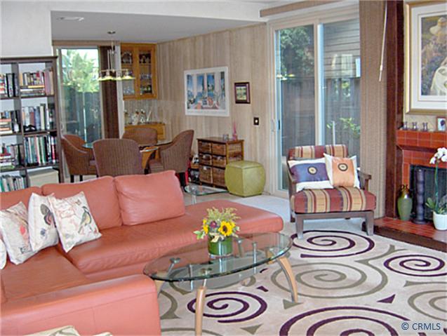 Great living room, with fireplace. - 335 CYPRESS, Laguna Beach CA 92651 - photo 1