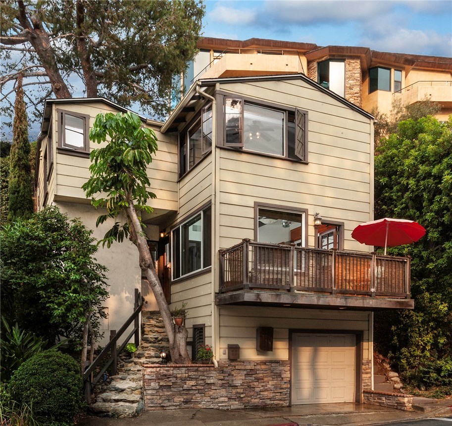 Ocean views from Family room on top level and from balcony on 1st floor - 370 Nyes Place, Laguna Beach CA 92651 - photo 1