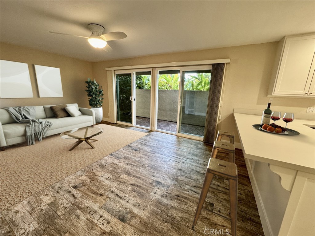 Virtually staged living room - 396 Cypress Drive B, Laguna Beach CA 92651 - photo 1
