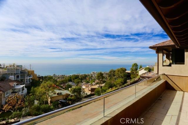 Panoramic Ocean view from Living room deck. Views span from Catalina Island to Palos Verdes on clear Laguna days. - 4 Pacific Vista, Laguna Beach CA 92651 - photo 1