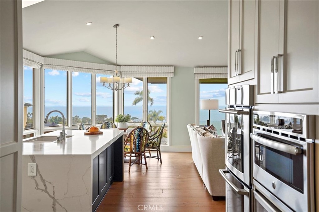 Kitchen Open to Family Room - 437 Emerald Bay, Laguna Beach CA 92651 - photo 5