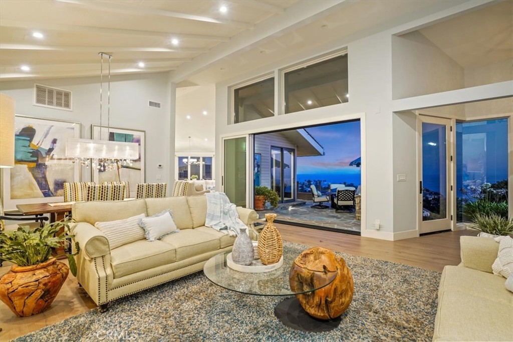 Ocean Views from Living Room open to Patio - 437 Emerald Bay, Laguna Beach CA 92651 - photo 12