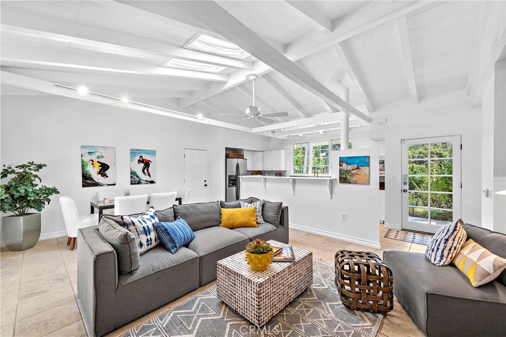 The main living space is open to the kitchen - 454 Arroyo Chico, Laguna Beach CA 92651 - photo 1