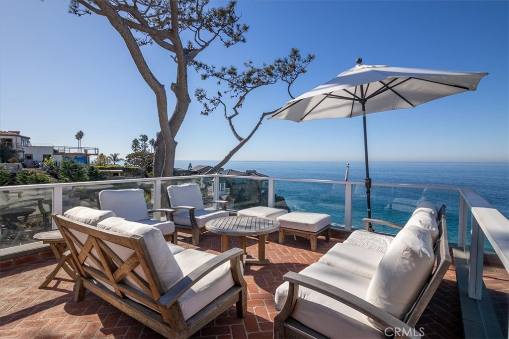 Deck off main floor - 50 N La Senda Drive, Laguna Beach CA 92651 - photo 9