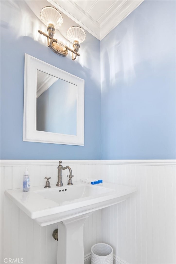 Main floor powder room - 50 N La Senda Drive, Laguna Beach CA 92651 - photo 30
