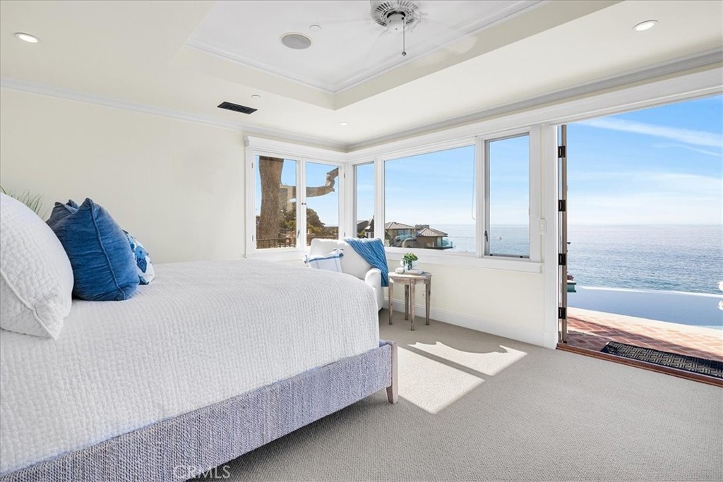 French doors that lead to the pool deck. - 50 N La Senda Drive, Laguna Beach CA 92651 - photo 35