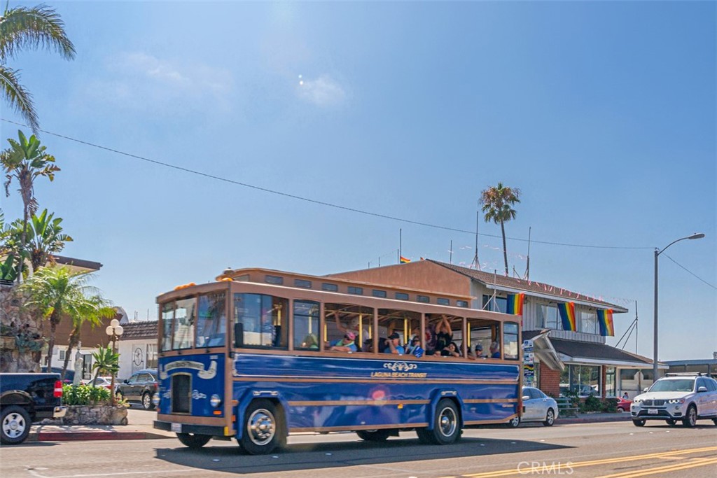 The Laguna trolley. - 509 Diamond Street, Laguna Beach CA 92651 - photo 13