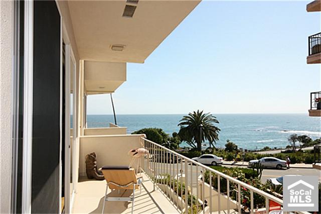 View from balcony - 520 CLIFF Drive 202, Laguna Beach CA 92651 - photo 1