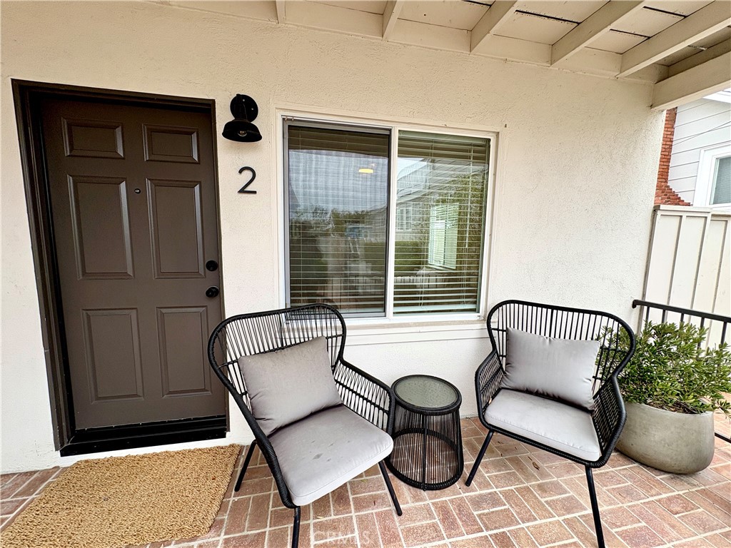 Front door and patio - 527 Catalina 2, Laguna Beach CA 92651 - photo 2