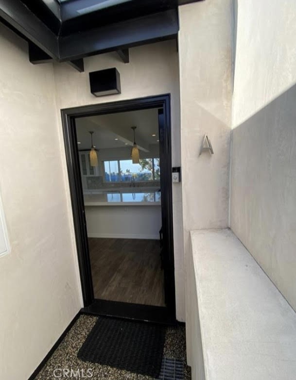 Entry featuring Ring Doorbell Security System - 577 Ramona A, Laguna Beach CA 92651 - photo 5